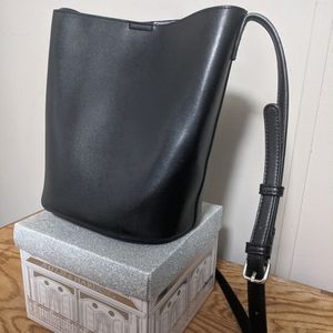 Black Bucket Bag